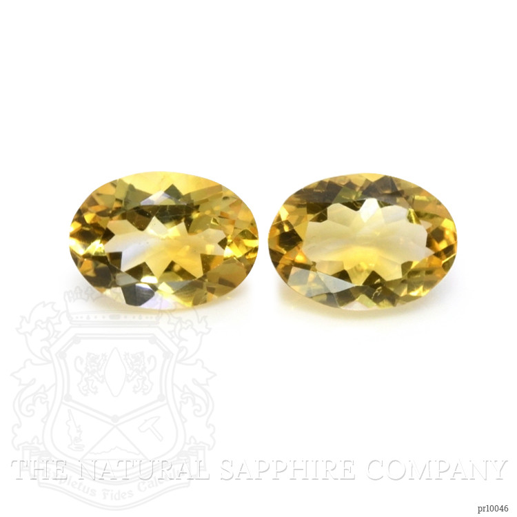 9.60 Ct.Tw. Citrine Pair from Brazil