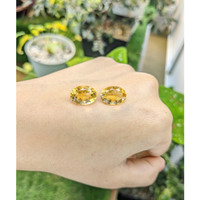 9.60 Ct.Tw.Total Carat Weight Citrine Pair from Brazil Life Style