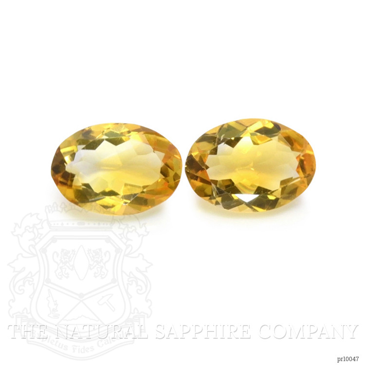 8.79 Ct.Tw. Citrine Pair from Brazil