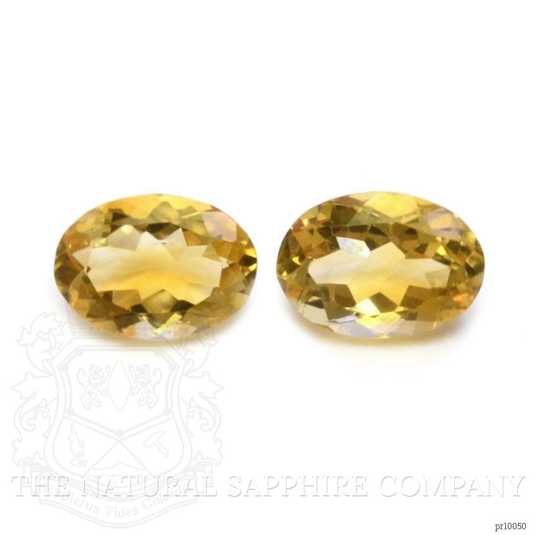 9.85 Ct.Tw. Citrine Pair from Brazil
