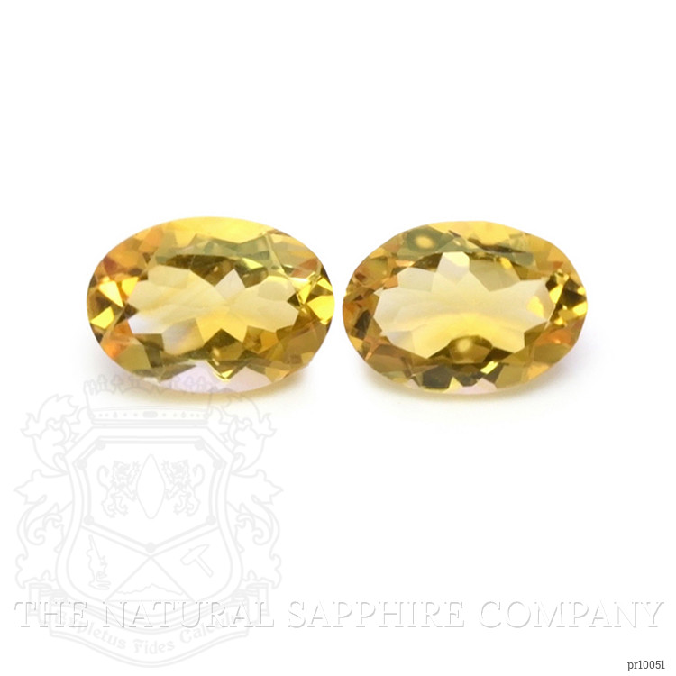 9.35 Ct.Tw. Citrine Pair from Brazil