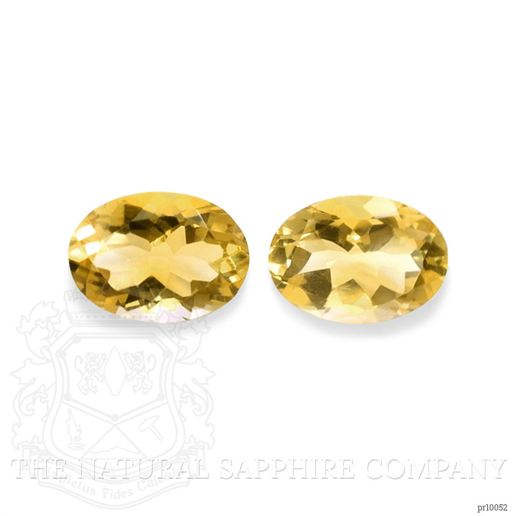 9.81 Ct.Tw. Citrine Pair from Brazil