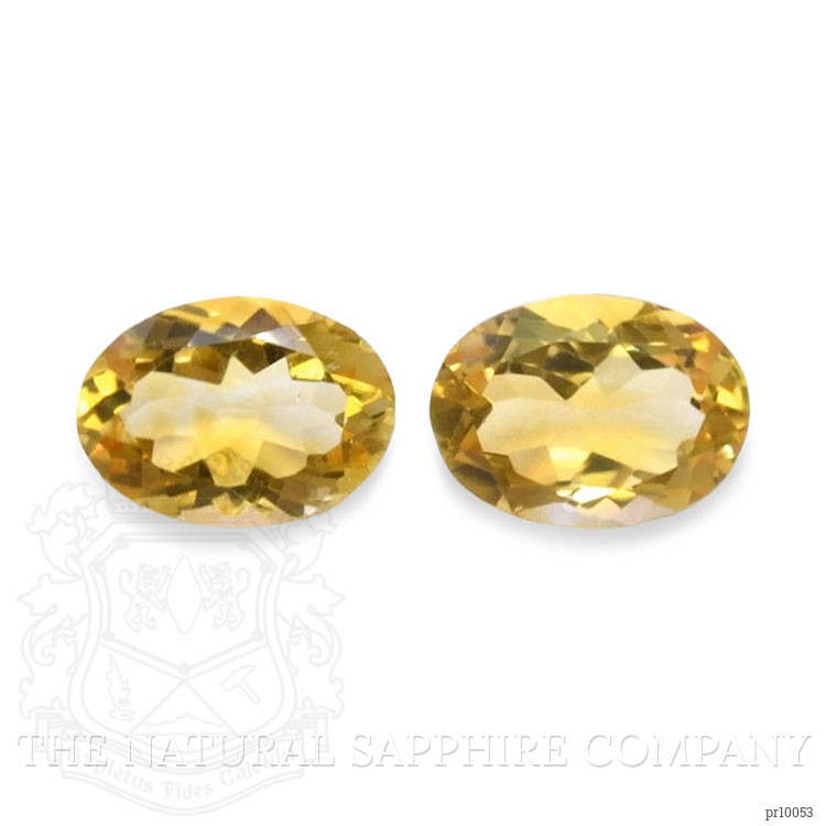 10.84 Ct.Tw. Citrine Pair from Brazil