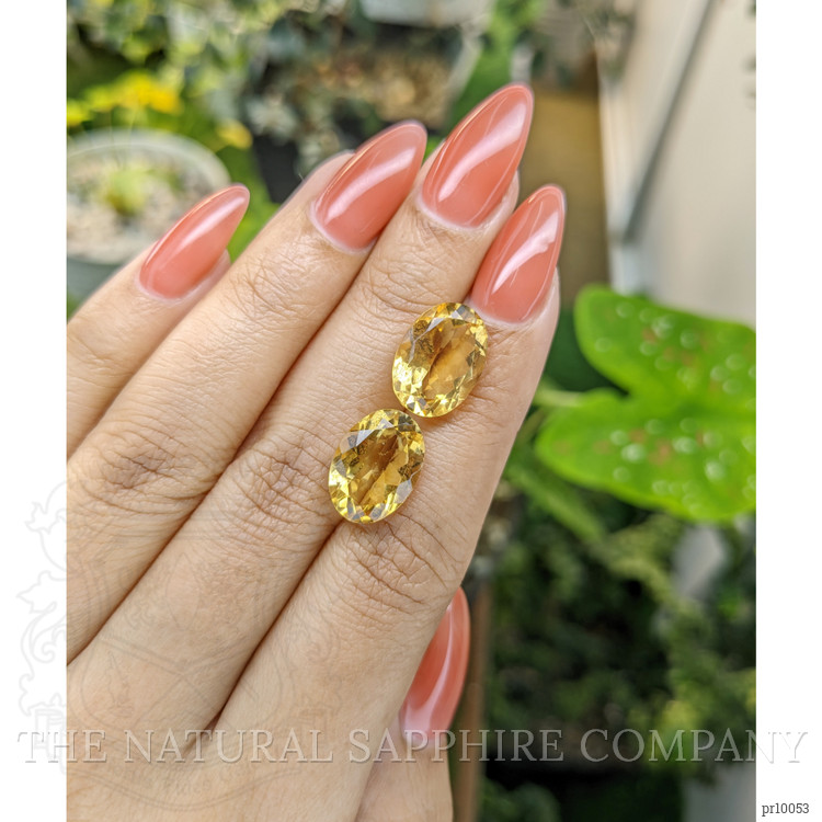 10.84 Ct.Tw. Citrine Pair from Brazil