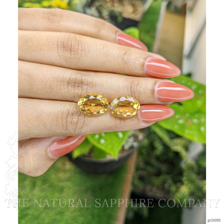 10.84 Ct.Tw. Citrine Pair from Brazil