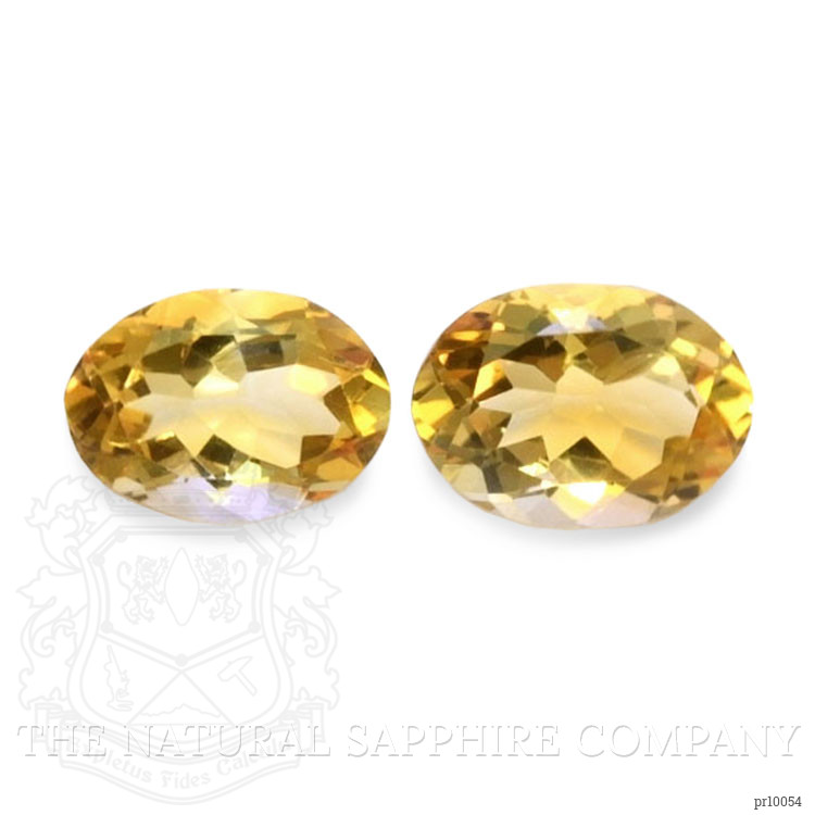 10.51 Ct.Tw. Citrine Pair from Brazil