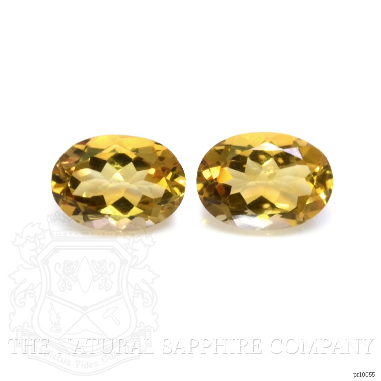 11.48 Ct.Tw. Citrine Pair from Brazil