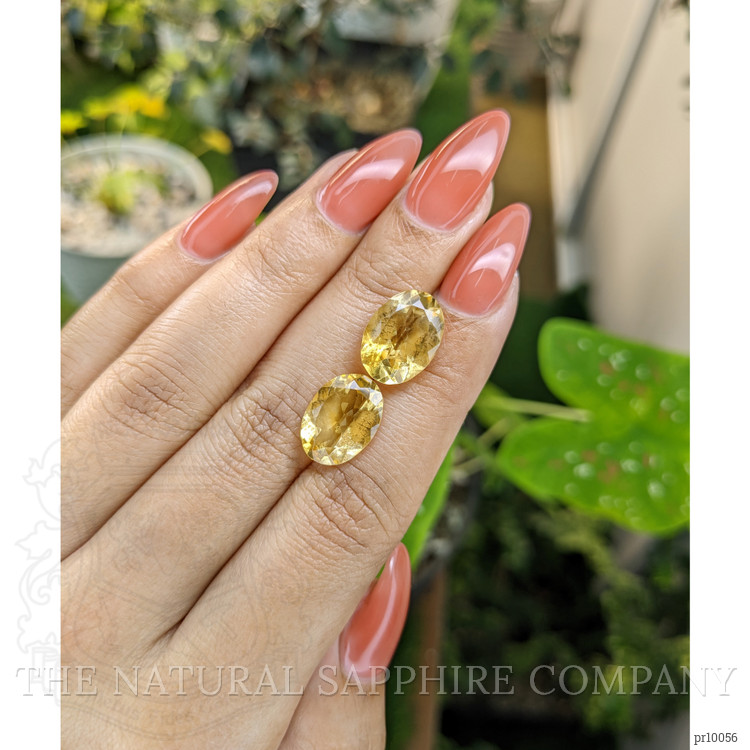 9.07 Ct.Tw. Citrine Pair from Brazil