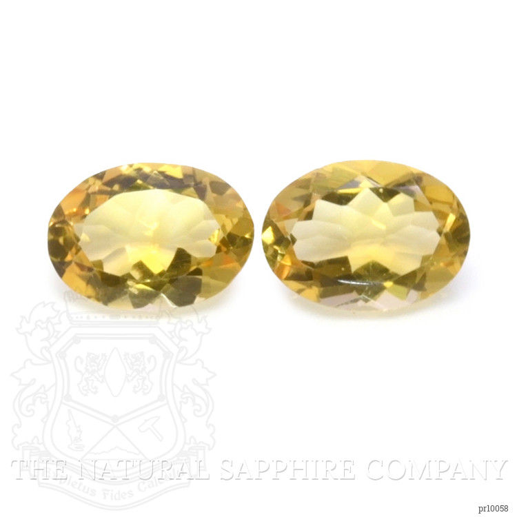9.48 Ct.Tw. Citrine Pair from Brazil