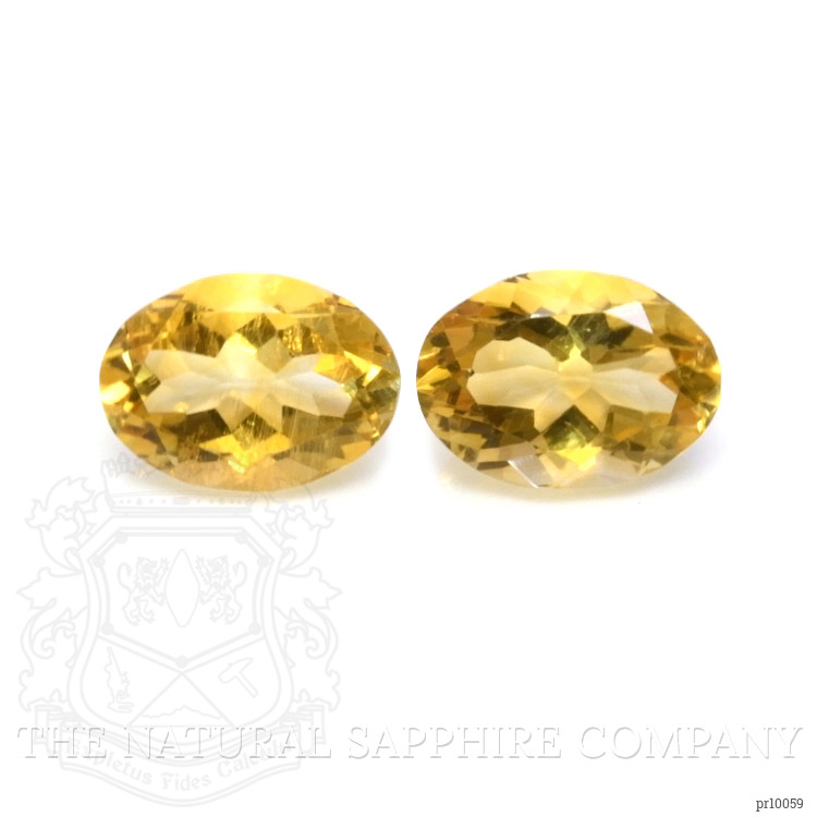 10.14 Ct.Tw. Citrine Pair from Brazil