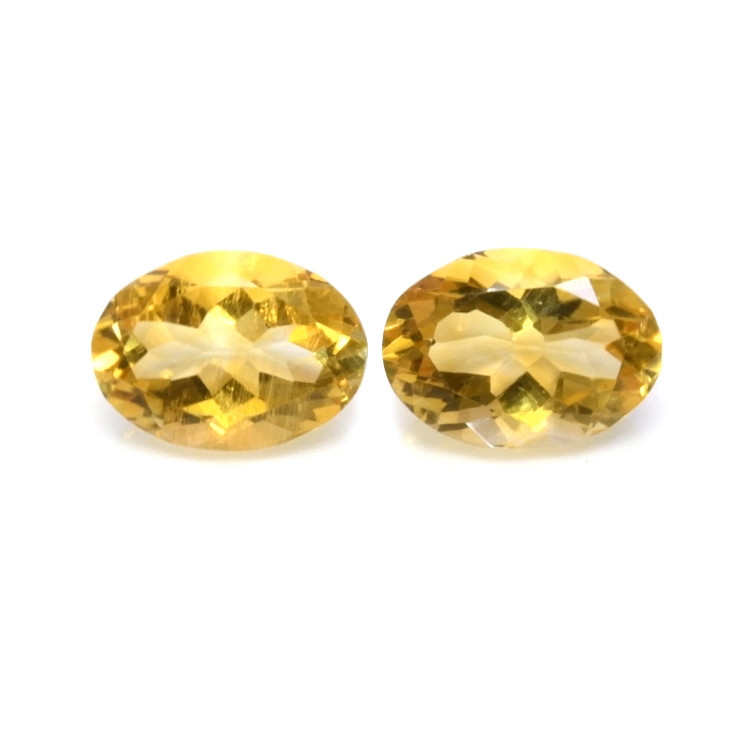10.14 Ct.Tw. Citrine Pair from Brazil