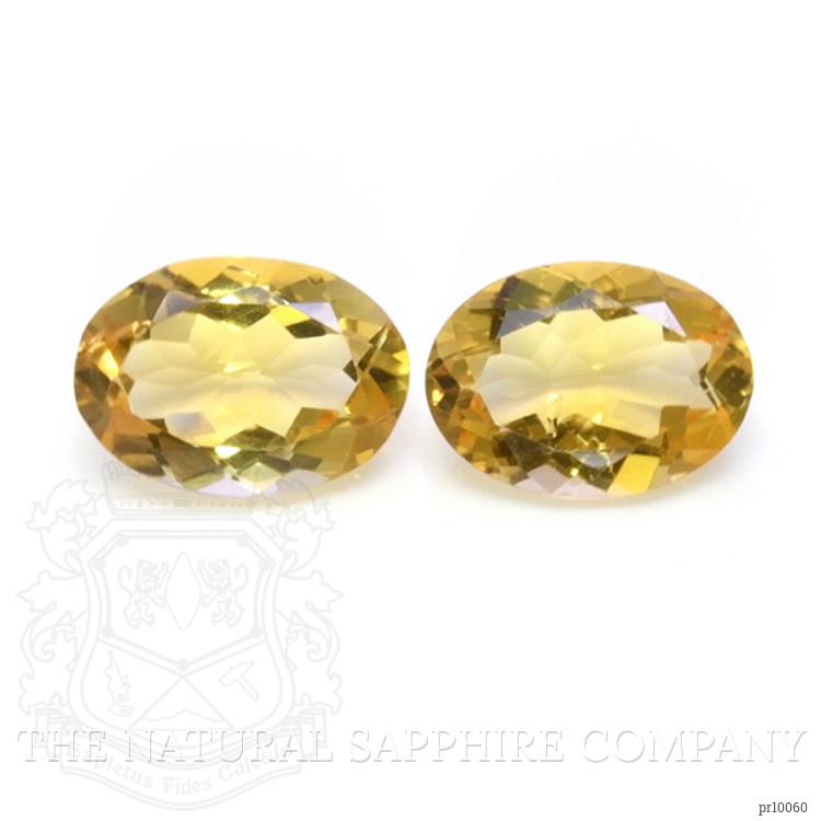 9.84 Ct.Tw. Citrine Pair from Brazil