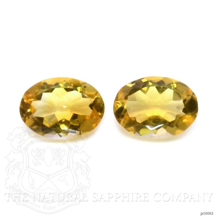 9.28 Ct.Tw. Citrine Pair from Brazil