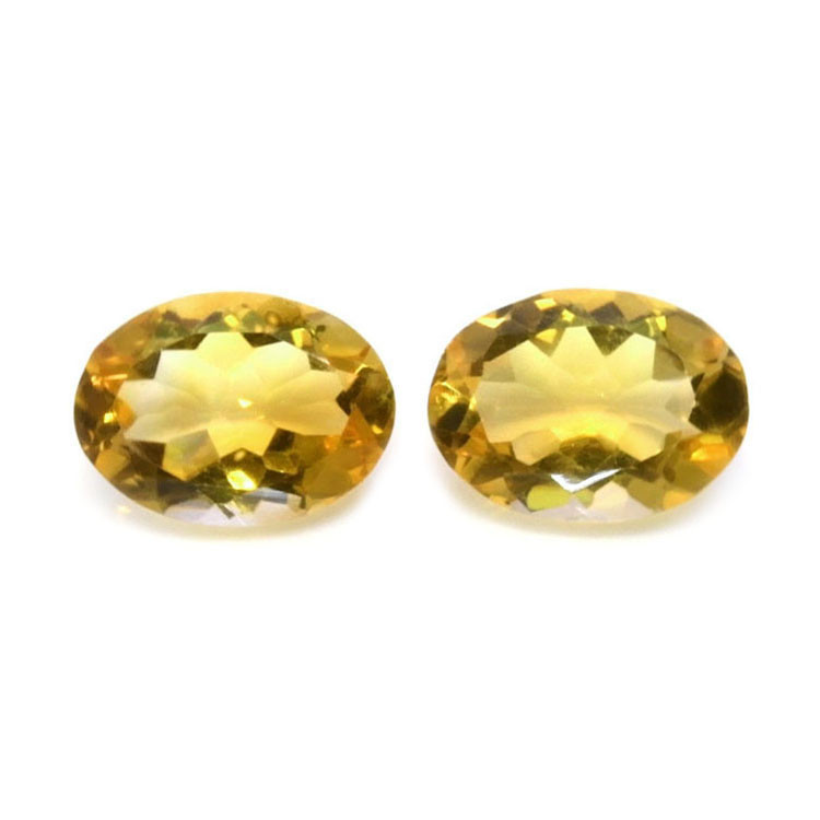 9.28 Ct.Tw. Citrine Pair from Brazil