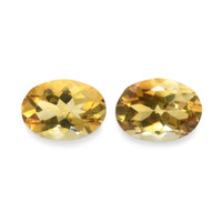 10.71 Ct.Tw.Total Carat Weight Citrine Pair from Brazil Video