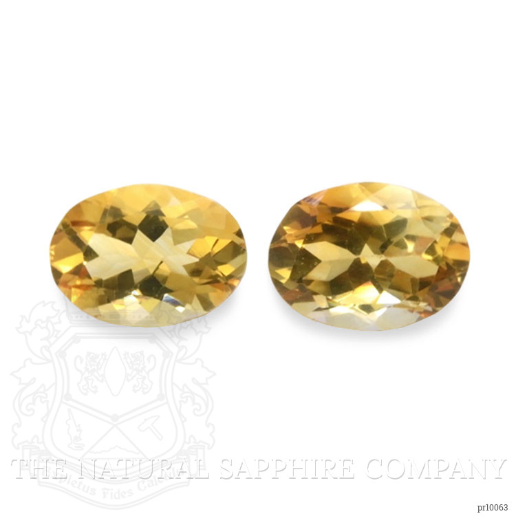 10.71 Ct.Tw. Citrine Pair from Brazil