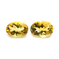 10.85 Ct.Tw.Total Carat Weight Citrine Pair from Brazil Video