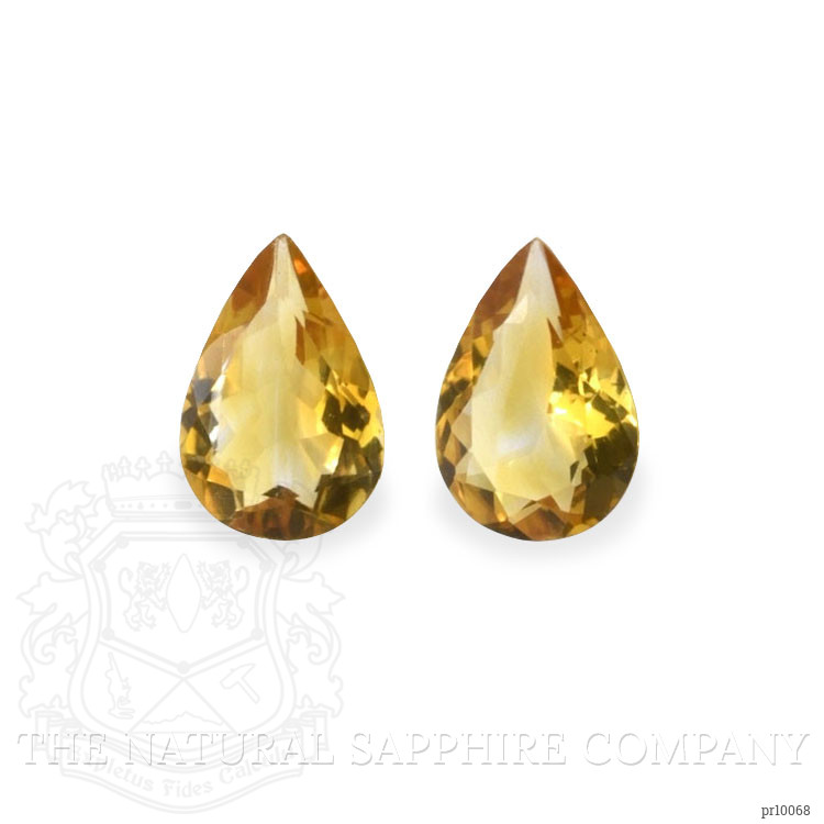 5.90 Ct.Tw. Citrine Pair from Brazil