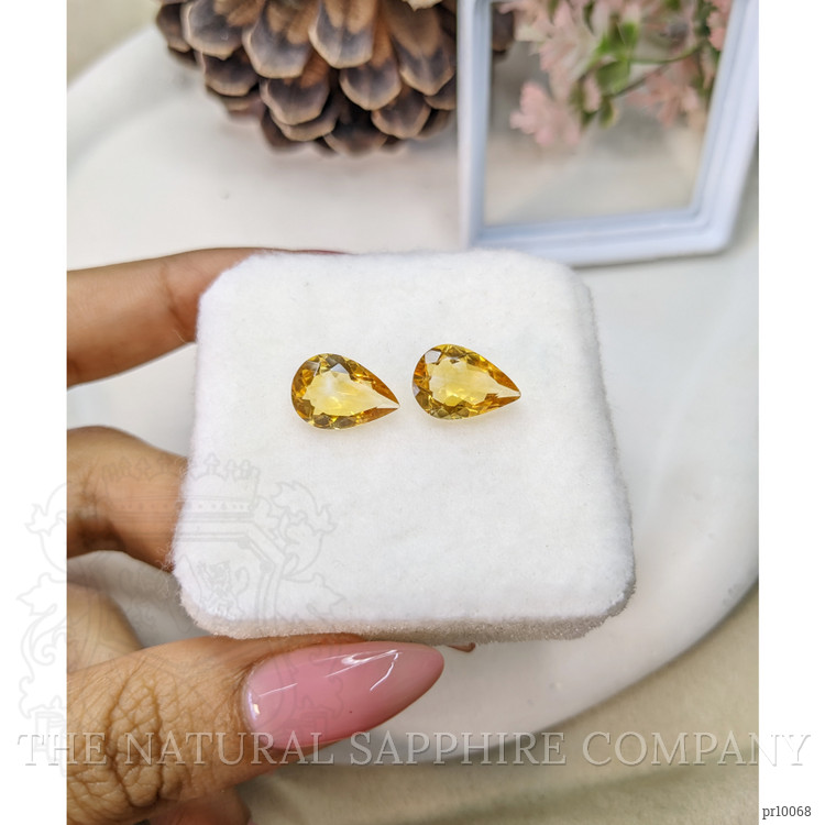 5.90 Ct.Tw. Citrine Pair from Brazil