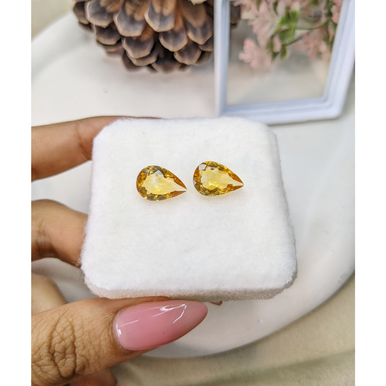 5.90 Ct.Tw. Citrine Pair from Brazil