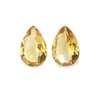 6.09 Ct.Tw.Total Carat Weight Citrine Pair from Brazil Video