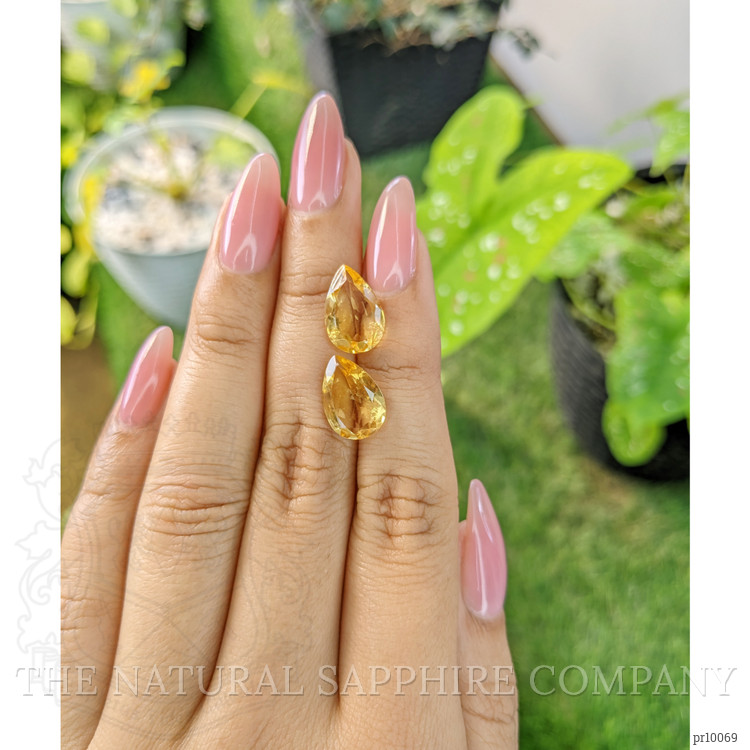 6.09 Ct.Tw. Citrine Pair from Brazil