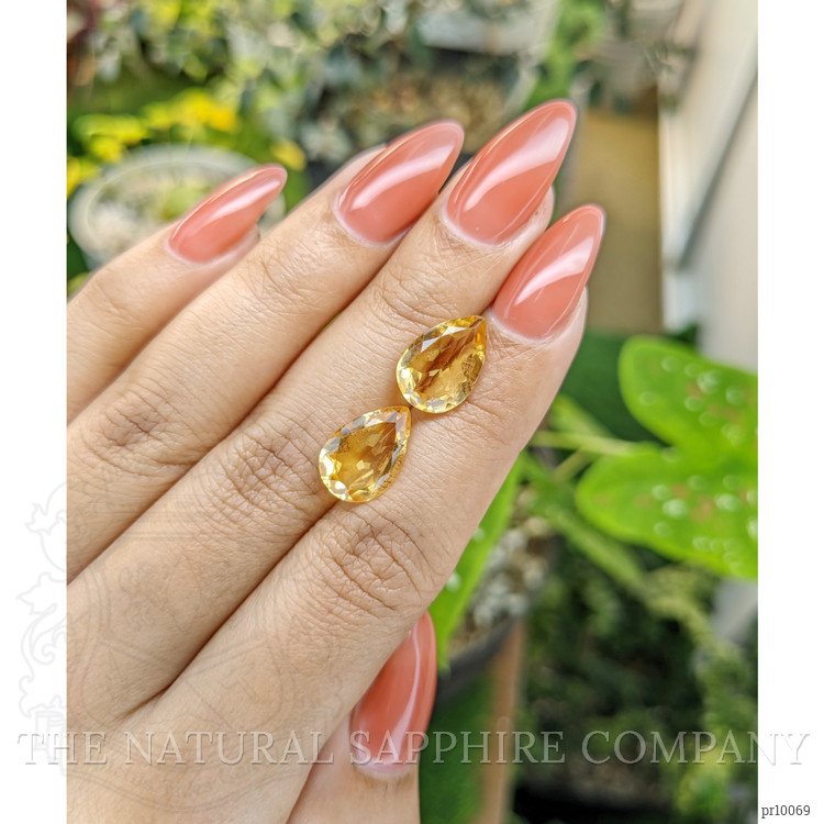 6.09 Ct.Tw. Citrine Pair from Brazil