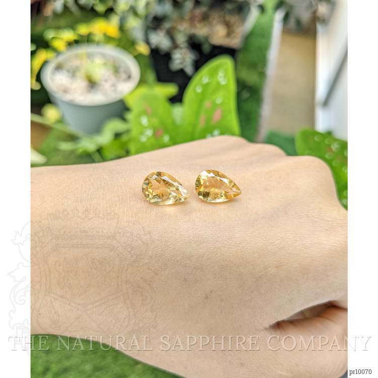 6.76 Ct.Tw. Citrine Pair from Brazil