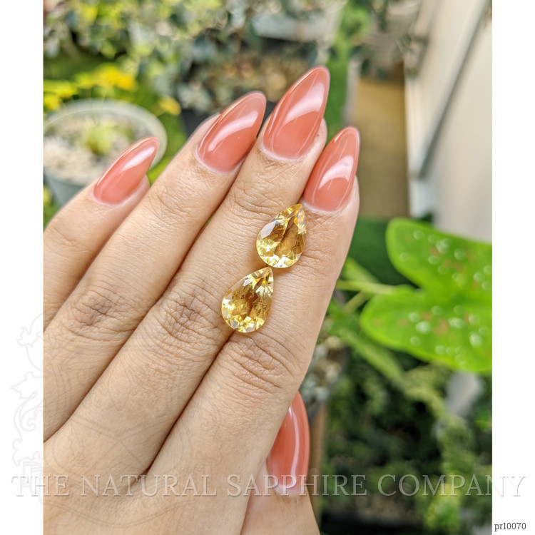 6.76 Ct.Tw. Citrine Pair from Brazil
