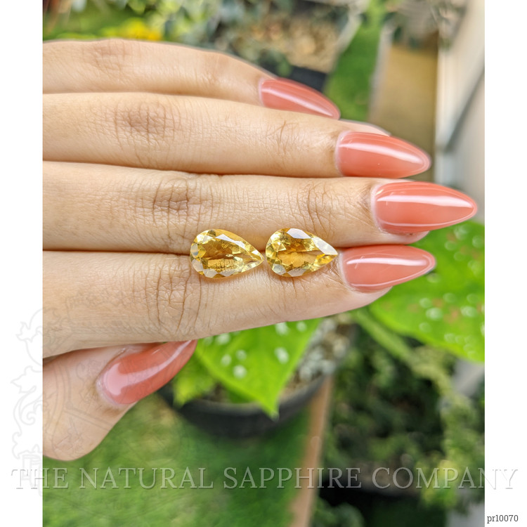 6.76 Ct.Tw. Citrine Pair from Brazil