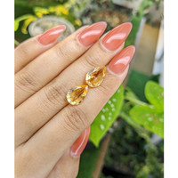 5.79 Ct.Tw.Total Carat Weight Citrine Pair from Brazil Life Style