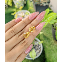 5.84 Ct.Tw.Total Carat Weight Citrine Pair from Brazil Life Style