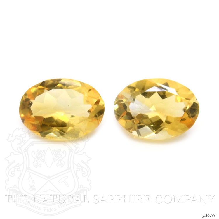9.58 Ct.Tw. Citrine Pair from Brazil