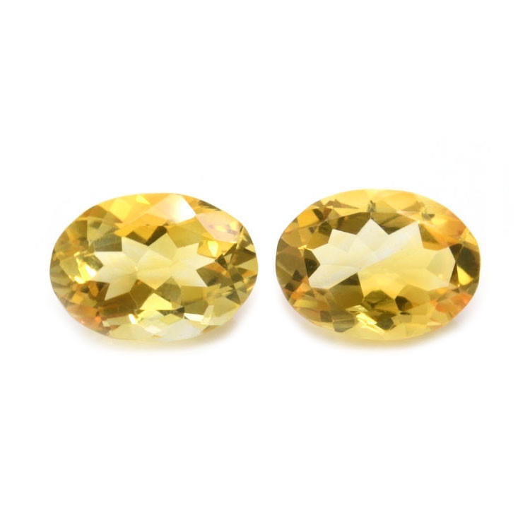 10.78 Ct.Tw. Citrine Pair from Brazil