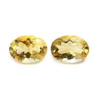 10.26 Ct.Tw.Total Carat Weight Citrine Pair from Brazil Video