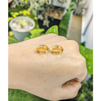 9.75 Ct.Tw.Total Carat Weight Citrine Pair from Brazil Life Style