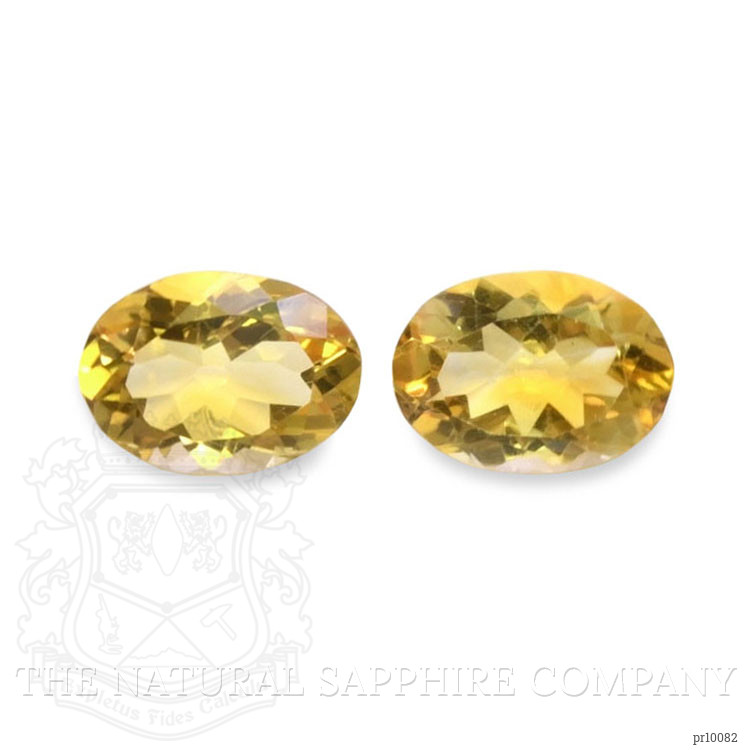 9.74 Ct.Tw. Citrine Pair from Brazil