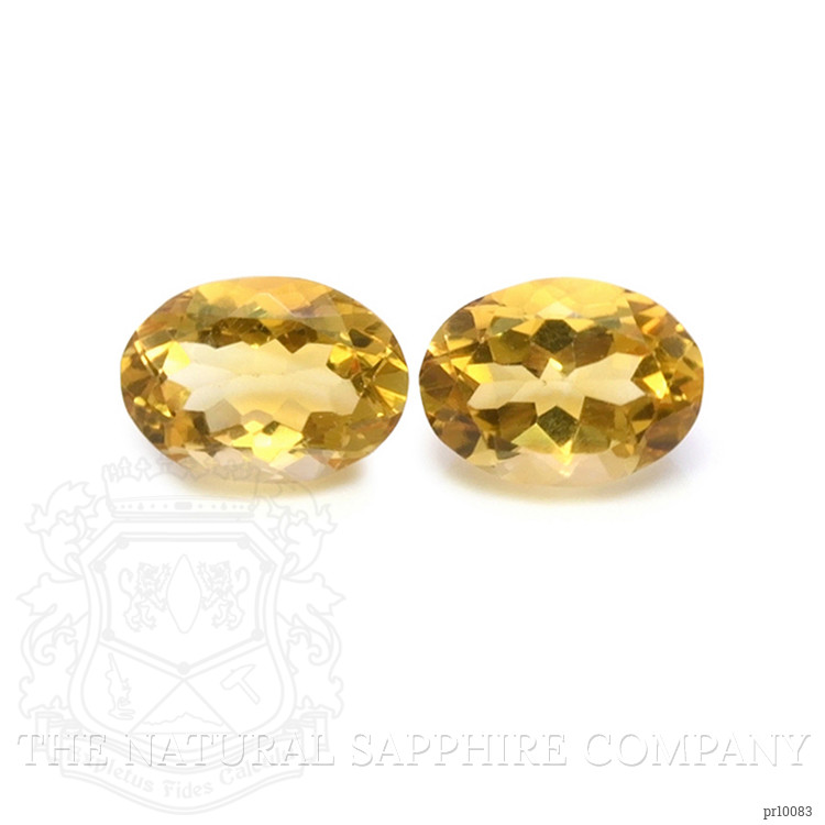 11.00 Ct.Tw. Citrine Pair from Brazil