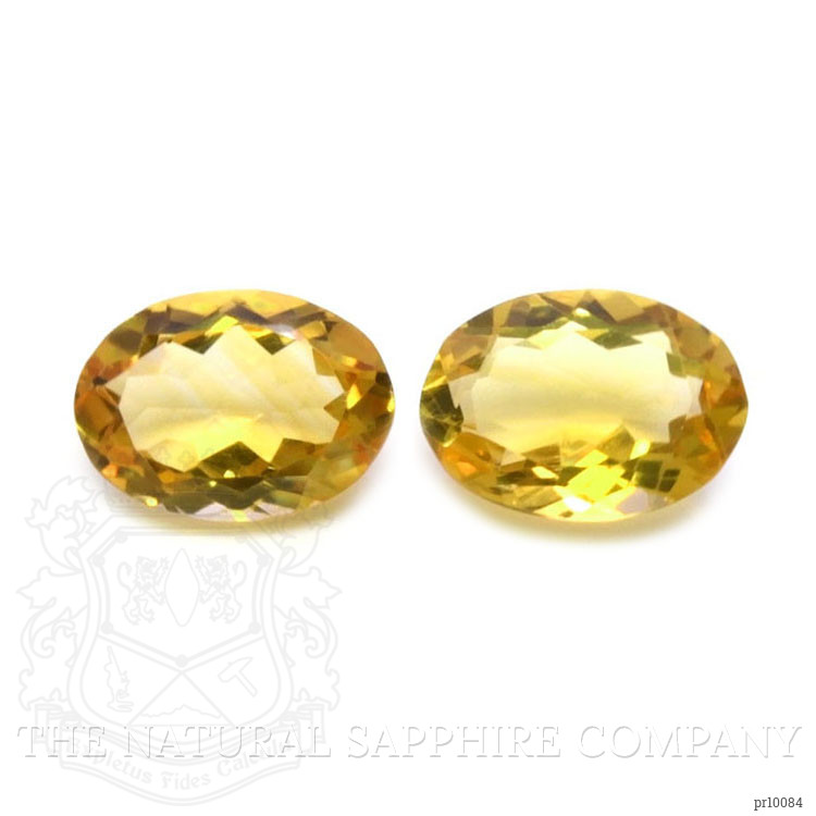 9.57 Ct.Tw. Citrine Pair from Brazil