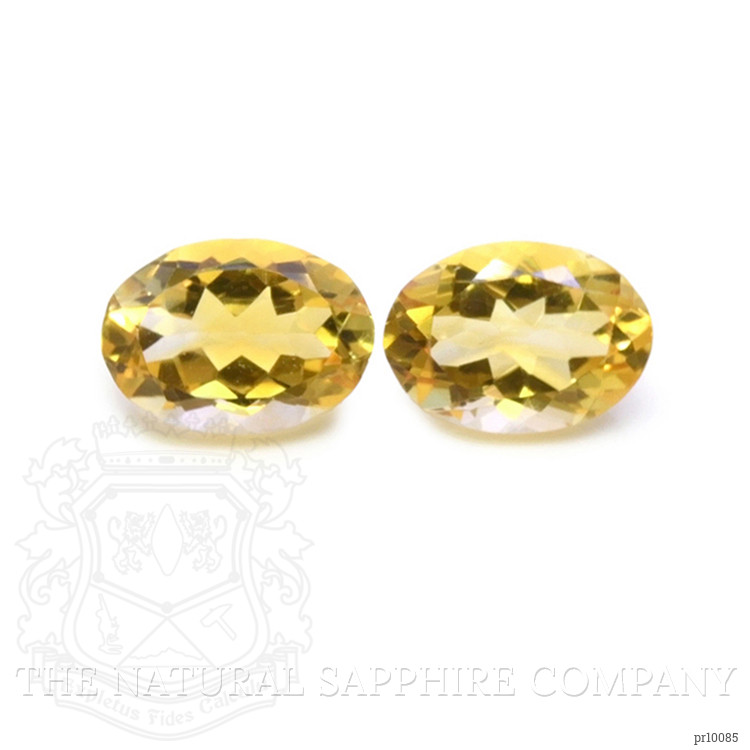 10.36 Ct.Tw. Citrine Pair from Brazil