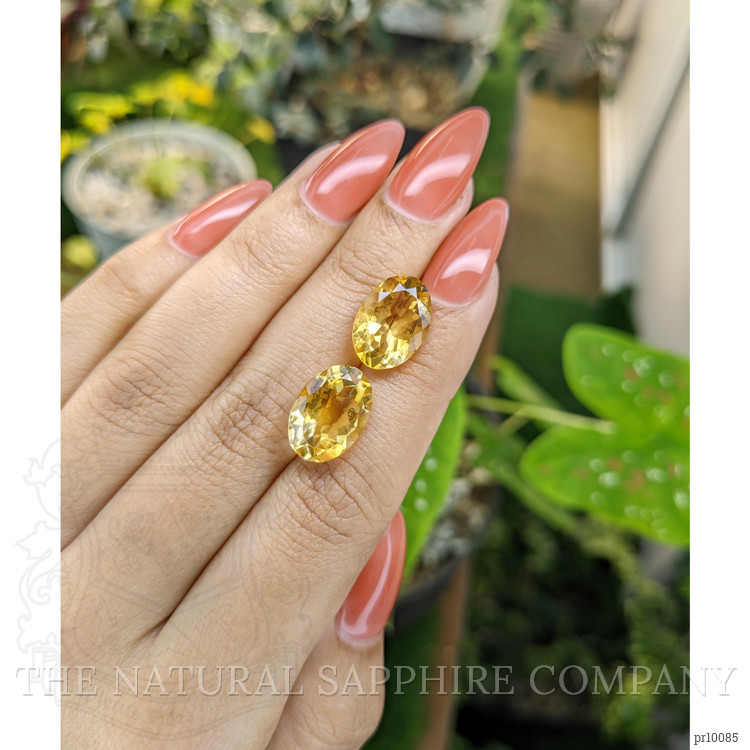 10.36 Ct.Tw. Citrine Pair from Brazil