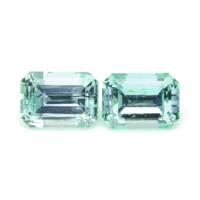 2.03 Ct.Tw.Total Carat Weight Emerald Pair from Russia Video