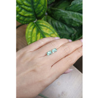 2.03&nbsp;Ct.Tw.Total Carat Weight Emerald Pair from Russia Life Style