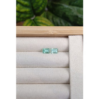 2.03&nbsp;Ct.Tw.Total Carat Weight Emerald Pair from Russia Life Style