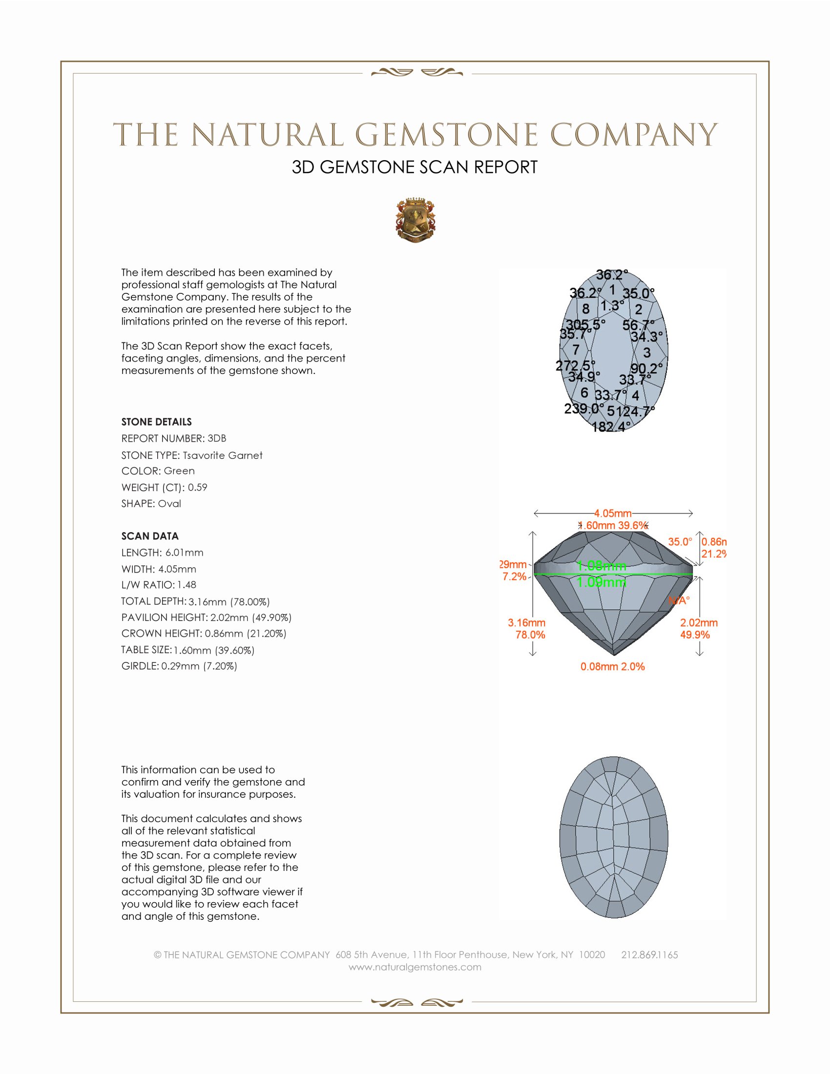 1.15 Ct.Tw. Tsavorite Garnet Pair
