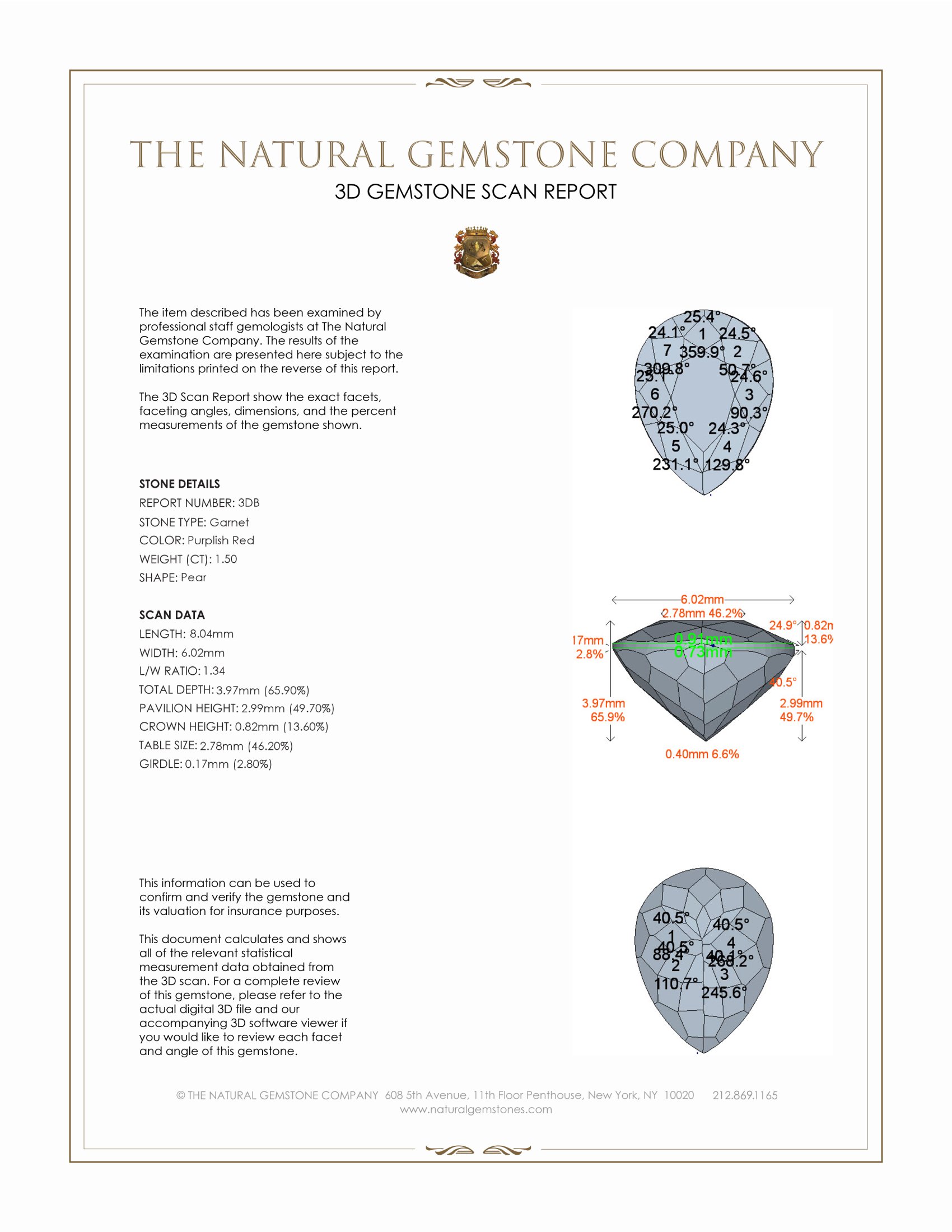 2.90 Ct.Tw. Garnet Pair from Ceylon (Sri Lanka)