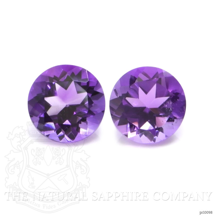 2.00 Ct.Tw. Amethyst Pair from Ceylon (Sri Lanka)