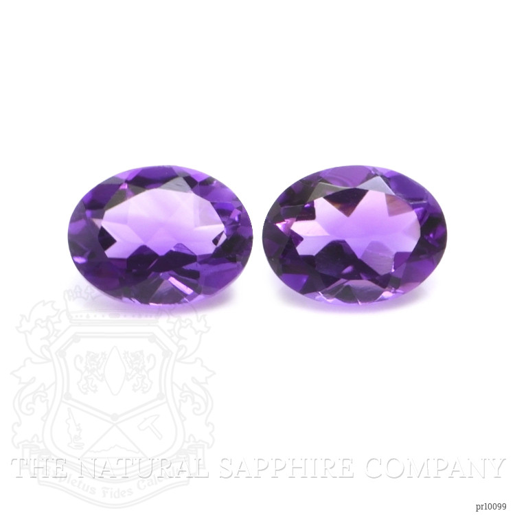 2.15 Ct.Tw. Amethyst Pair from Ceylon (Sri Lanka)