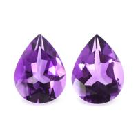 2.01&nbsp;Ct.Tw.Total Carat Weight Amethyst Pair from Ceylon (Sri Lanka) Video