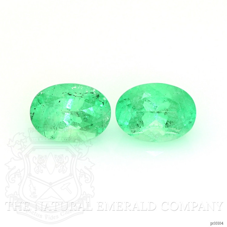 3.50 Ct.Tw. Emerald Pair from Colombia